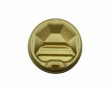 Кришка пластикова РОМБ Gold Ø69