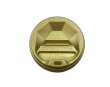 Кришка пластикова РОМБ Gold Ø75