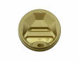 Кришка пластикова РОМБ Gold Ø80