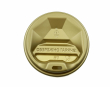 Кришка пластикова РОМБ Gold Ø89