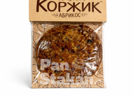 Коржик Абрикос без сахара   48г