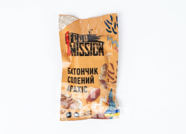 Батончик солений арахіс Food Mission 40 гр  ( 1уп /12шт)  