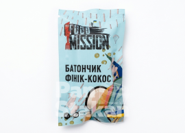  Батончик кокосовий Food Mission 40 гр  ( 1уп /12шт) 