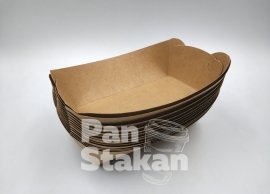 бумажные тарелки лодочки