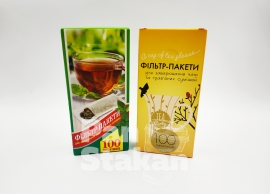 фільтр пакети для чаю