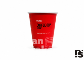 Стакан бумажный 12oz - COFFEE CUP ENERGY 400мл 50шт / уп  (20уп /1000шт) Р 90