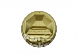 Кришка пластикова РОМБ Gold Ø71