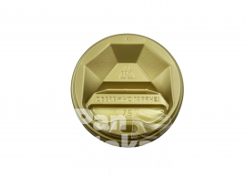 Кришка пластикова РОМБ Gold Ø75