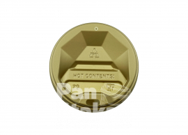 Кришка пластикова РОМБ Gold Ø79