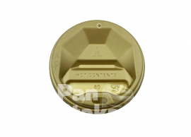 Кришка пластикова РОМБ Gold Ø80