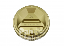 Кришка пластикова РОМБ Gold Ø90