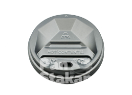 Кришка пластикова РОМБ Silver Ø80