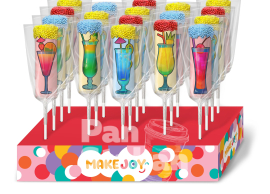 Zefirozyvo z pryntom "Make Joy Pops Holiday"