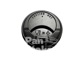 Кришка пластикова Юні Ø70 Чорна