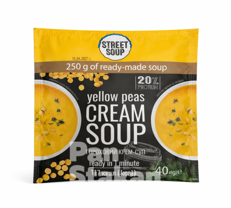 Крем-Суп Гороховый в саше Street Soup 40г 28уп\ящ