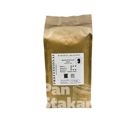 Кава 9 Barista Professional  ПанСтакан Ethiopia Djimmah/Vietnam  80/20 