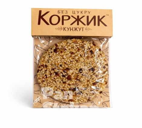 Коржик Кунжут без сахара 48г