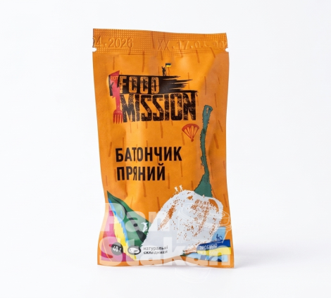 Батончик пряний Food Mission 40 гр  ( 1уп /12шт)