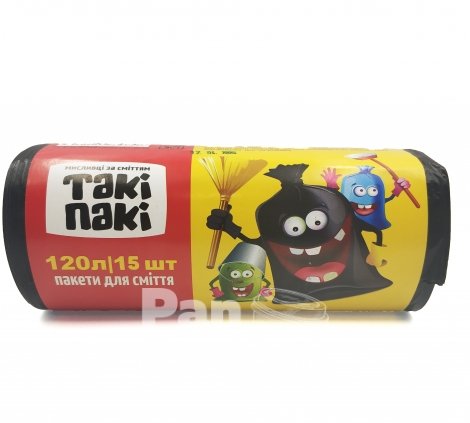 пакет для мусора 120 л