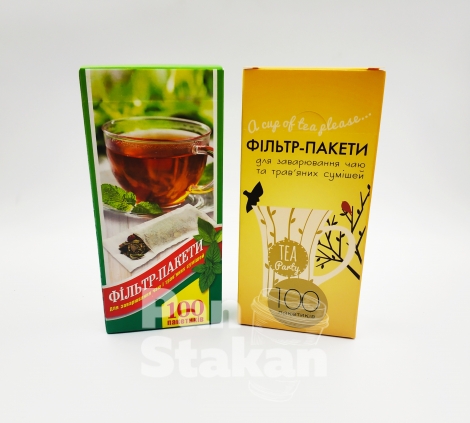 фільтр пакети для чаю
