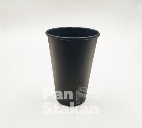 одноразовые бумажные стаканы черные