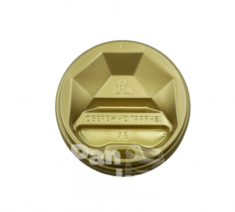 Кришка пластикова РОМБ Gold Ø75