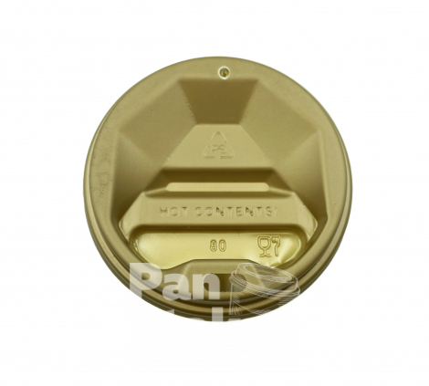 Кришка пластикова РОМБ Gold Ø80