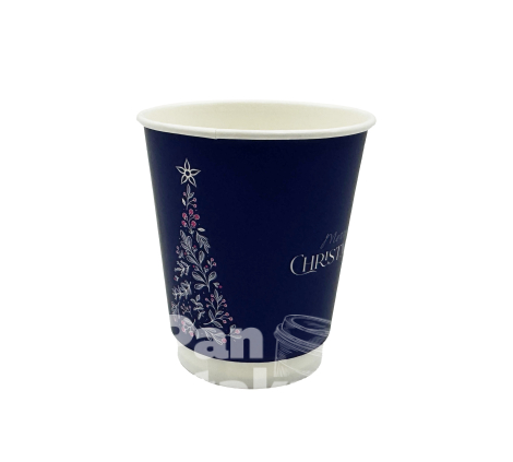 Стакан паперовий двошаровий Christmas tree 175мл