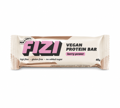 Протеиновий  батончик VEGAN  ВERRY POWER 40 гр (1 уп/10 шт)