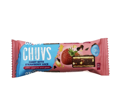 Цукерки Chuvs з соком полуниці 